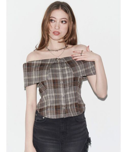 EVRIS（エヴリス）の「RHINESTONE 3連ネックレス（ネックレス・レディース・ゴールド/シルバー・FREE）」の5枚目の写真