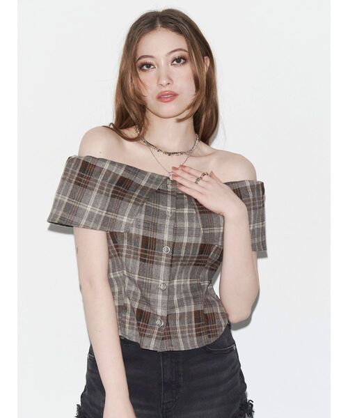 EVRIS（エヴリス）の「RHINESTONE 3連ネックレス（ネックレス・レディース・ゴールド/シルバー・FREE）」の6枚目の写真