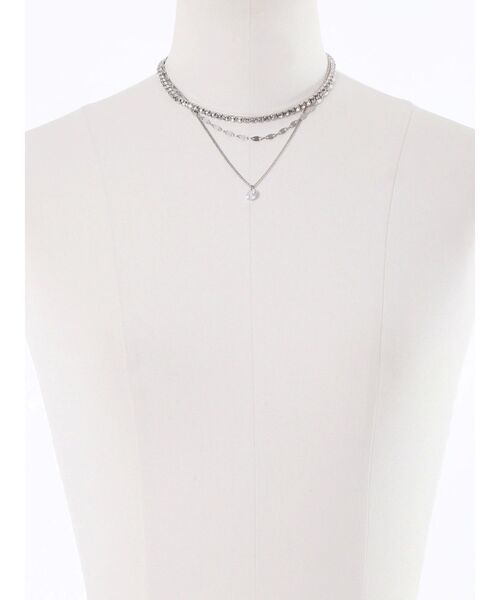 EVRIS（エヴリス）の「RHINESTONE 3連ネックレス（ネックレス・レディース・ゴールド/シルバー・FREE）」の11枚目の写真