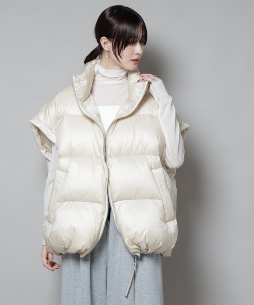 upper hights/Chur BEIGE（ダウンベスト）｜upperhights（アッパー