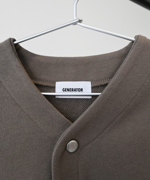GENERATOR（ジェネレーター）の「GENERATOR/ジェネレーター ノーカラーJK（ノーカラージャケット・キッズ・チャコールグレー/アッシュグレー/ブラック・XL/L/M）」の14枚目の写真