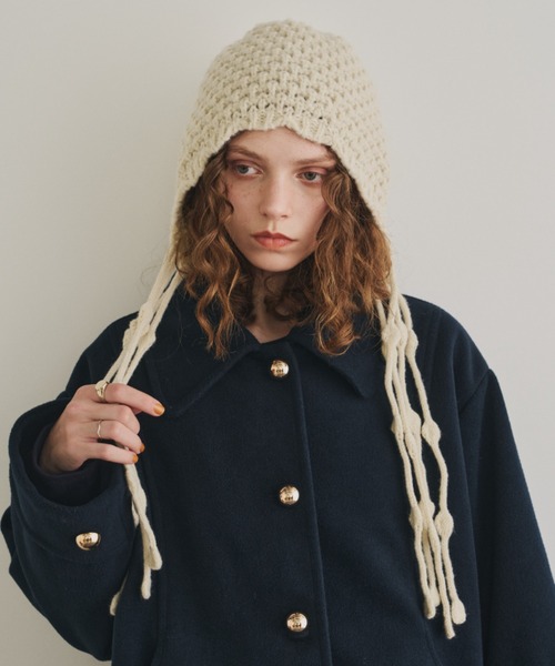 ミニポンポンニット帽（ニットキャップ/ビーニー）｜Unitage