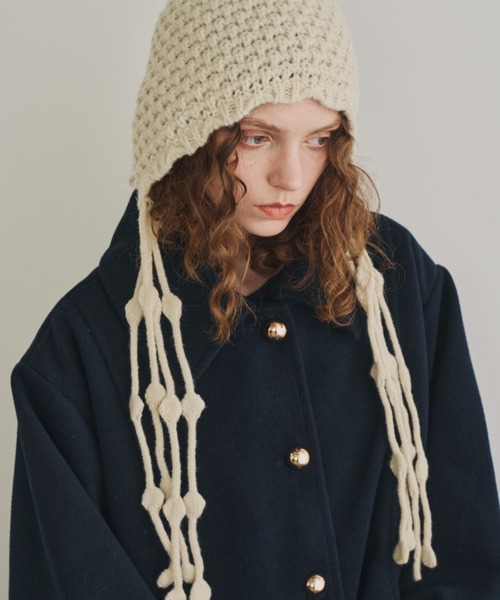 ミニポンポンニット帽（ニットキャップ/ビーニー）｜Unitage