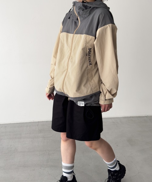 CANAL JEAN(キャナルジーン)の「Marmot Guild Jacket(ナイロンジャケット・レディース・ベージュ系その他・MEDIUM/X-LARGE)」の1枚目の写真