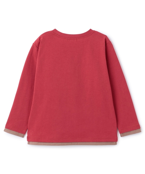 sense of wonder（センスオブワンダー）の「リバティカーズ長袖Tシャツ（Tシャツ/カットソー・キッズ・ブルー/レッド・80ｃｍ/120cm/130cm/90cm/100cm/110cm）」の3枚目の写真