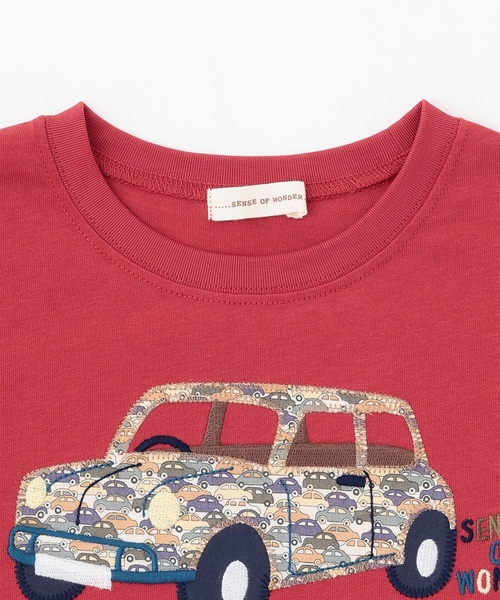 sense of wonder（センスオブワンダー）の「リバティカーズ長袖Tシャツ（Tシャツ/カットソー・キッズ・ブルー/レッド・80ｃｍ/120cm/130cm/90cm/100cm/110cm）」の4枚目の写真