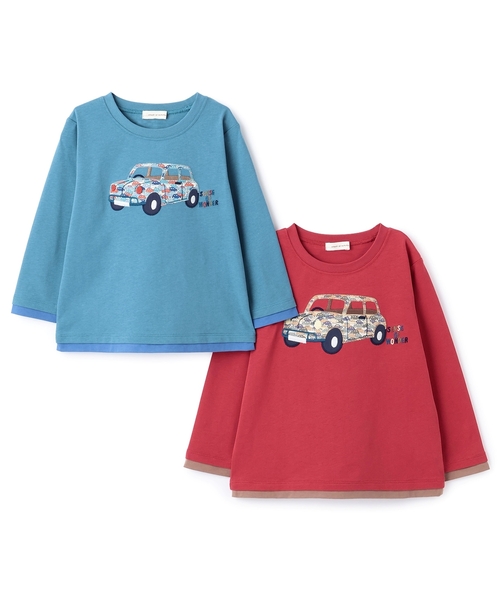 sense of wonder（センスオブワンダー）の「リバティカーズ長袖Tシャツ（Tシャツ/カットソー・キッズ・ブルー/レッド・80ｃｍ/120cm/130cm/90cm/100cm/110cm）」の9枚目の写真