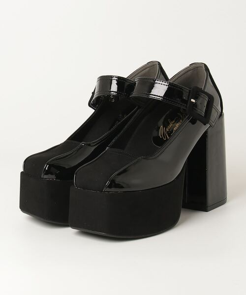 セール】ヨースケYOSUKEウィメンズ厚底スクエアトゥワイド