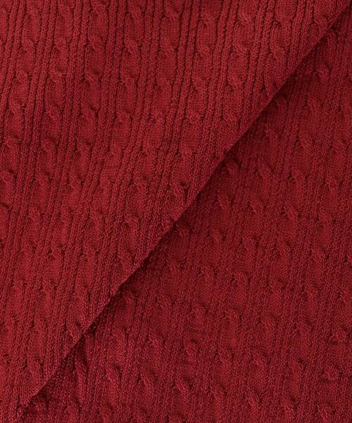 MAJESTIC LEGON（マジェスティックレゴン）の「デコルテオープンバイカラー襟ニット（ニット/セーター・レディース・ライトグレー/ブラック/ピンクベージュ/アイボリー/ボルドー・MEDIUM）」の20枚目の写真