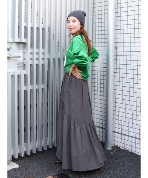 Ungrid（アングリッド）の「リブ編みニット帽（ニットキャップ/ビーニー・レディース・チャコールグレー/ブラック/カーキ・FREE）」の15枚目の写真
