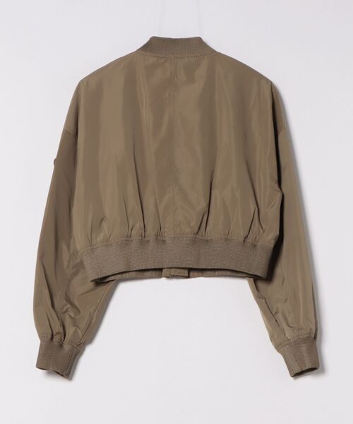 MICHAEL KORS（マイケルコース）の「クロップド ボンバージャケット（ブルゾン・レディース・サファリグリーン・S/M/XS）」の2枚目の写真