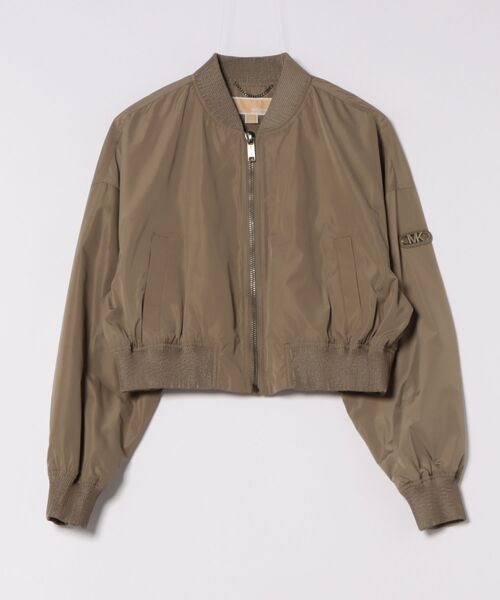 MICHAEL KORS（マイケルコース）の「クロップド ボンバージャケット（ブルゾン・レディース・サファリグリーン・S/M/XS）」の5枚目の写真