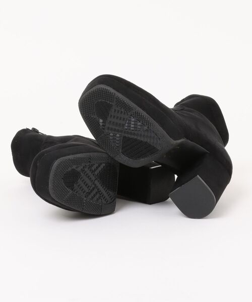 one way（ワンウェイ）の「ストレッチショートブーツ（ブーツ・レディース・アイボリー/ブラック/ブラック系その他・SMALL/MEDIUM/LARGE）」の5枚目の写真