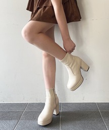 one way | ストレッチショートブーツ(ブーツ)