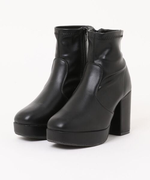 one way（ワンウェイ）の「ストレッチショートブーツ（ブーツ・レディース・アイボリー/ブラック/ブラック系その他・SMALL/MEDIUM/LARGE）」の11枚目の写真