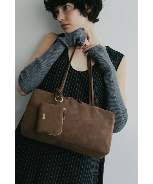 セール】【ZOZO限定】Suede wide boston/スエードワイドボストン