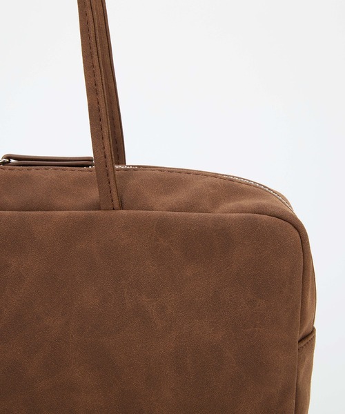 rmh Suede Big Boston スエード ボストンバッグ セール】【ZOZO限定】Suede wide boston/スエードワイドボストン