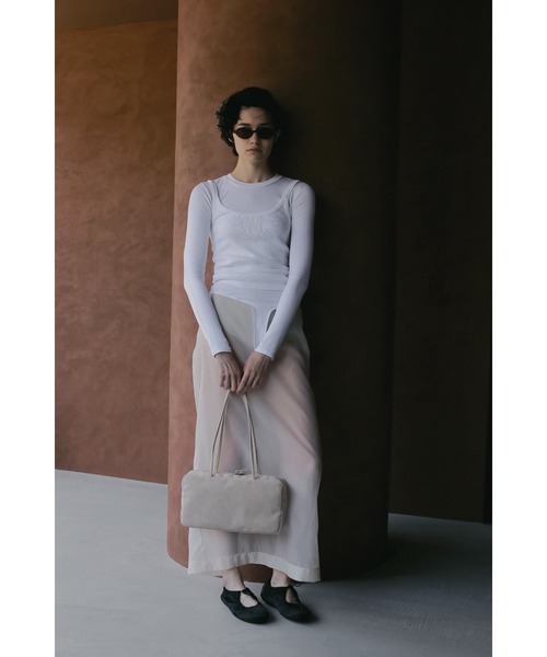 EFOLE（エフォル）の「【ZOZO限定】Suede wide boston/スエードワイドボストン（ボストンバッグ・レディース・ベージュ/ブラウン・FREE）」の9枚目の写真