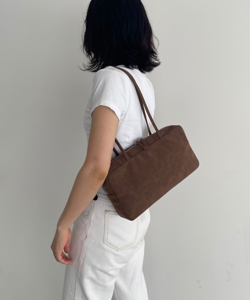 セール】【ZOZO限定】Suede wide boston/スエードワイドボストン