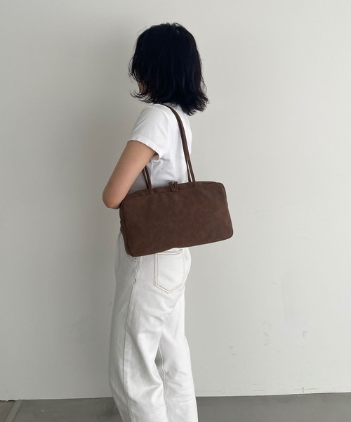 セール】【ZOZO限定】Suede wide boston/スエードワイドボストン