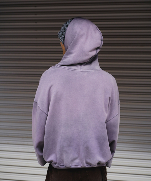 JERZEES(ジャージーズ)の「JERZEES別注ZIP UP HOODIE(パーカー・メンズ・ブラック/パープル・MEDIUM/LARGE)」の3枚目の写真