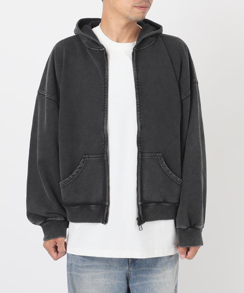 JERZEES(ジャージーズ)の「JERZEES別注ZIP UP HOODIE(パーカー・メンズ・ブラック/パープル・MEDIUM/LARGE)」の9枚目の写真