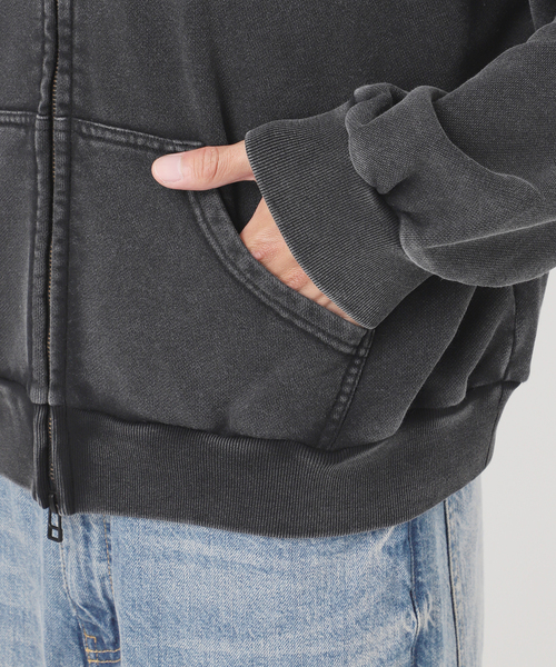 JERZEES(ジャージーズ)の「JERZEES別注ZIP UP HOODIE(パーカー・メンズ・ブラック/パープル・MEDIUM/LARGE)」の16枚目の写真