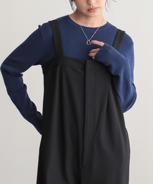 for/c(フォーシー)の「コットン混やわらかリブニット【サスティナブル】(ニット/セーター・レディース・ブルー/ブラウン/オフホワイト/ブラック・L/M)」の12枚目の写真