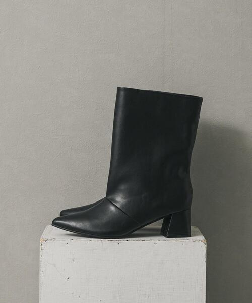 11.16迄お値下げ！トゥモローランド♡筒形ブーツ　ライトベージュ TOMORROWLAND / トゥモローランド シューズ（条件：ベージュ系、在庫