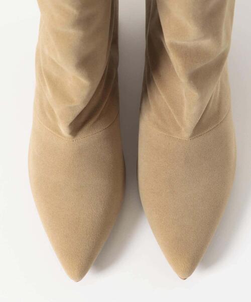 11.16迄お値下げ！トゥモローランド♡筒形ブーツ　ライトベージュ TOMORROWLAND / トゥモローランド シューズ（条件：ベージュ系、在庫