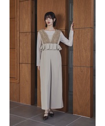 ドレス（ベージュ系・フリル）ファッション通販 - ZOZOTOWN