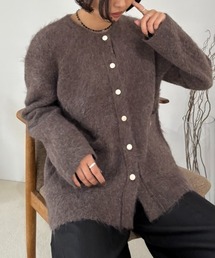 A part by | 【WEB限定】シャギーニットジャケットカーディガン(カーディガン/ボレロ)