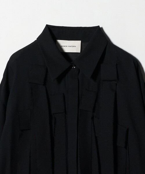 AEWEN MATOPH(イウエン マトフ)の「<AEWEN MATOPH>フリンジブラウス(シャツ/ブラウス・レディース・ブラック/オフホワイト・FREE)」の12枚目の写真