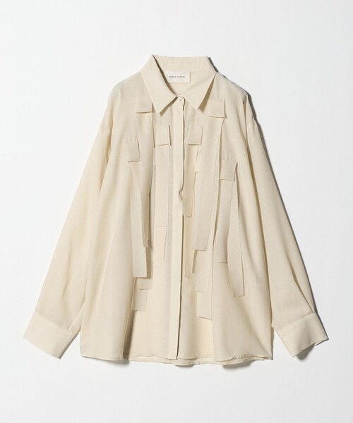 AEWEN MATOPH(イウエン マトフ)の「<AEWEN MATOPH>フリンジブラウス(シャツ/ブラウス・レディース・ブラック/オフホワイト・FREE)」の16枚目の写真