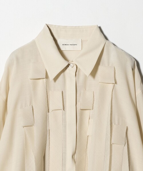 AEWEN MATOPH(イウエン マトフ)の「<AEWEN MATOPH>フリンジブラウス(シャツ/ブラウス・レディース・ブラック/オフホワイト・FREE)」の18枚目の写真
