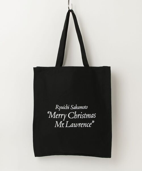 MEDICOM TOY（メディコムトイ）の「MLE 坂本龍一 「Merry Christmas Mr.Lawrence」 TOTE BAG（トートバッグ・メンズ・ブラック・FREE）」の3枚目の写真