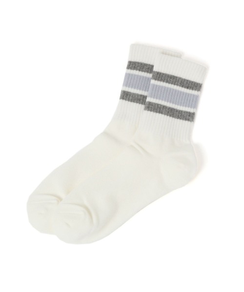 GLOBAL WORK（グローバルワーク）の「消臭ソックス/576997（ソックス/靴下・キッズ・ホワイト系2/ホワイト系1/ピンク/サックスブルー/ホワイト系9/グリーン/ホワイト系その他/ホワイト/ホワイト系7/ホワイト系その他3/パープル/ブルー/ホワイト系/グレー/ホワイト系8/ホワイト系その他2/オフホワイト/ブラック/ブルー系その他2/ボルドー/ブルー系その他4/ブラック系その他6/レッド系その他/ホワイト系4/グレー系その他/ブラック系9/ホワイト系その他6/グレー系その他2/ターコイズブルー/ホワイト系3/ブルー系その他7/チェリーピンク/ミント/ブルー系その他3/レッド系その他2/ピンク系その他7/イエロー・MEDIUM/LARGE/X-LARGE）」の5枚目の写真