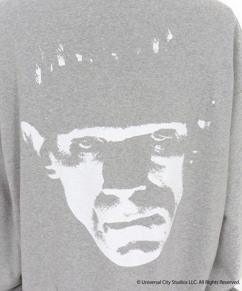 ADAM PATEK(アダムパテック)の「【ADAMPATEK/アダムパテック】Frankenstein face print crewneck プリントスウェット(スウェット・メンズ・ブラック/グレー・2/1)」の20枚目の写真