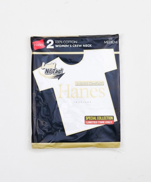 HANES(ヘインズ)の「【Hanes】Hanes & DODO JEAN 百々千晴さんコラボ DODOJEAN 2PクルーネックTシャツ HW1-C701(Tシャツ/カットソー・レディース・ブラック/ホワイト・M/L)」の20枚目の写真