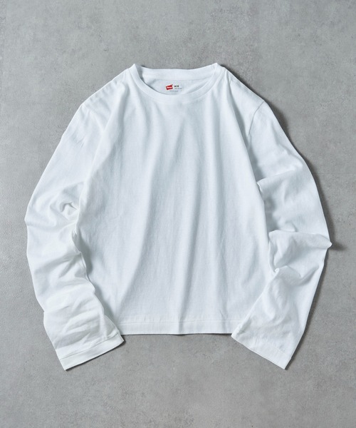 HANES(ヘインズ)の「【Hanes】Hanes & DODO JEAN 百々千晴さんコラボ DODOJEAN 2PクルーネックTシャツ HW1-C701(Tシャツ/カットソー・レディース・ブラック/ホワイト・M/L)」の21枚目の写真