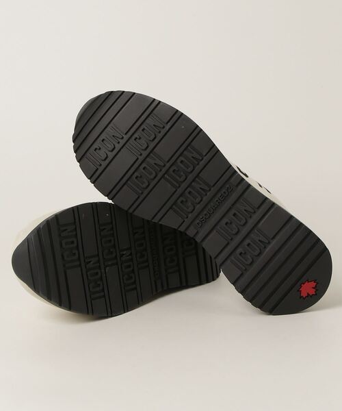 DSQUARED2(ディースクエアード)の「Running Sneakers/0251(スニーカー・メンズ・ホワイト・41/42/43)」の3枚目の写真