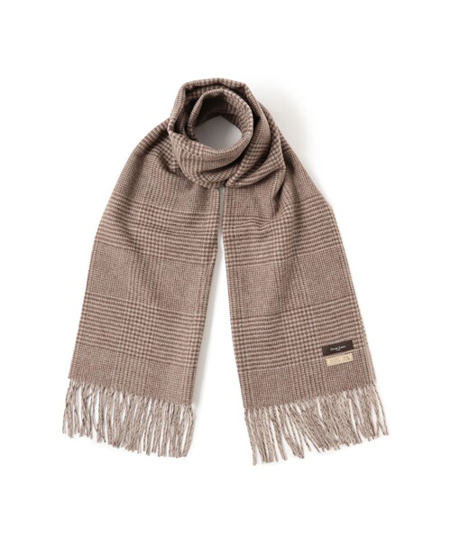 グレンチェック アルパカ リバーシブル ストール（ストール/ショール