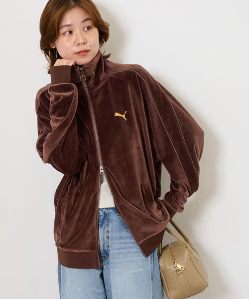 PUMA(プーマ)の「別注【PUMA / プーマ】T7JKT(その他アウター・レディース・ネイビー/ブラウン・MEDIUM)」の9枚目の写真
