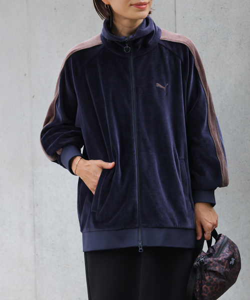 PUMA(プーマ)の「別注【PUMA / プーマ】T7JKT(その他アウター・レディース・ネイビー/ブラウン・MEDIUM)」の20枚目の写真