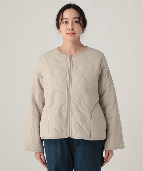 リバーシブルファージャケット/491545（ノーカラージャケット）｜Elura