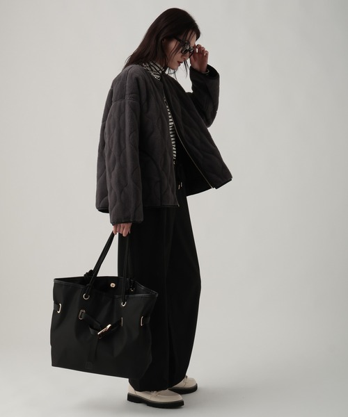 セール】リバーシブルファージャケット/491545（ノーカラージャケット