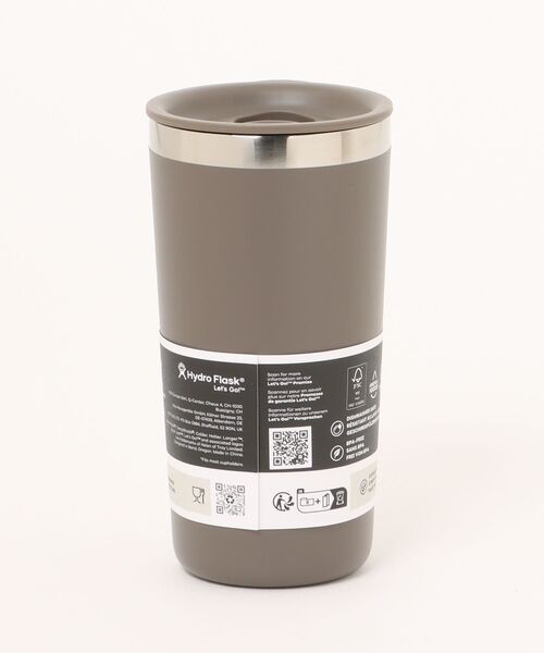 HYDRO FLASK(ハイドロフラスク)の「Hydro Flask/ハイドロフラスク ステンレスタンブラー オールアラウンド タンブラー ワントーンカラー 12oz 890116(グラス/マグカップ/タンブラー・メンズ・アッシュブラウン/ブラック/ホワイト・FREE)」の4枚目の写真