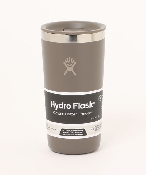HYDRO FLASK(ハイドロフラスク)の「Hydro Flask/ハイドロフラスク ステンレスタンブラー オールアラウンド タンブラー ワントーンカラー 12oz 890116(グラス/マグカップ/タンブラー・メンズ・アッシュブラウン/ブラック/ホワイト・FREE)」の8枚目の写真