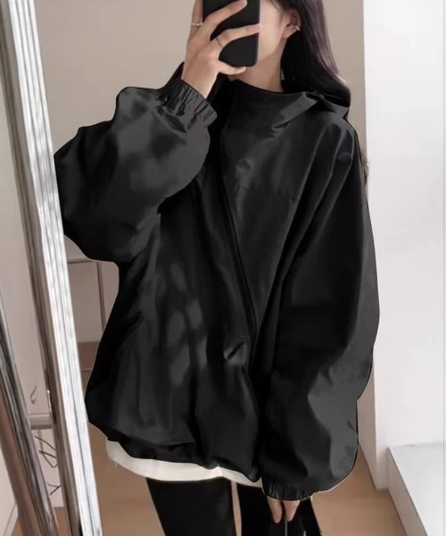 セール】斜めジップマウンテンパーカー（マウンテンパーカー