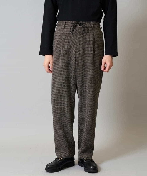 a.v.v(アーヴェヴェ)の「【イージーケア/シワになりにくい】ツイードストレッチワンタックワイドイージースラックス【洗濯機で洗える】(その他パンツ・メンズ・ブラウン・48/50/46)」の17枚目の写真